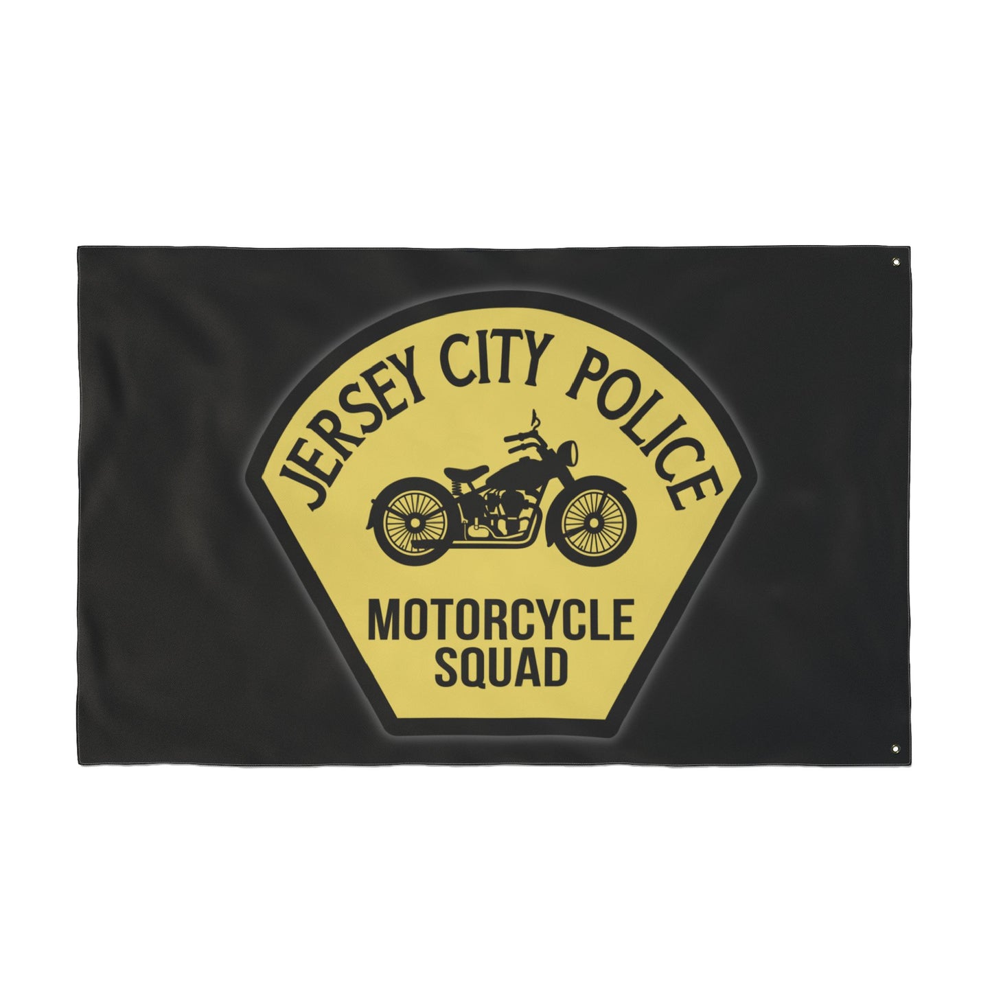 Jersey City Police Motorcycle Squad Original Patch Flag