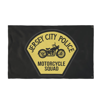 Jersey City Police Motorcycle Squad Original Patch Flag