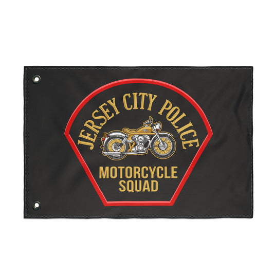 Jersey City Police Motorcycle Squad Double-Sided Flag