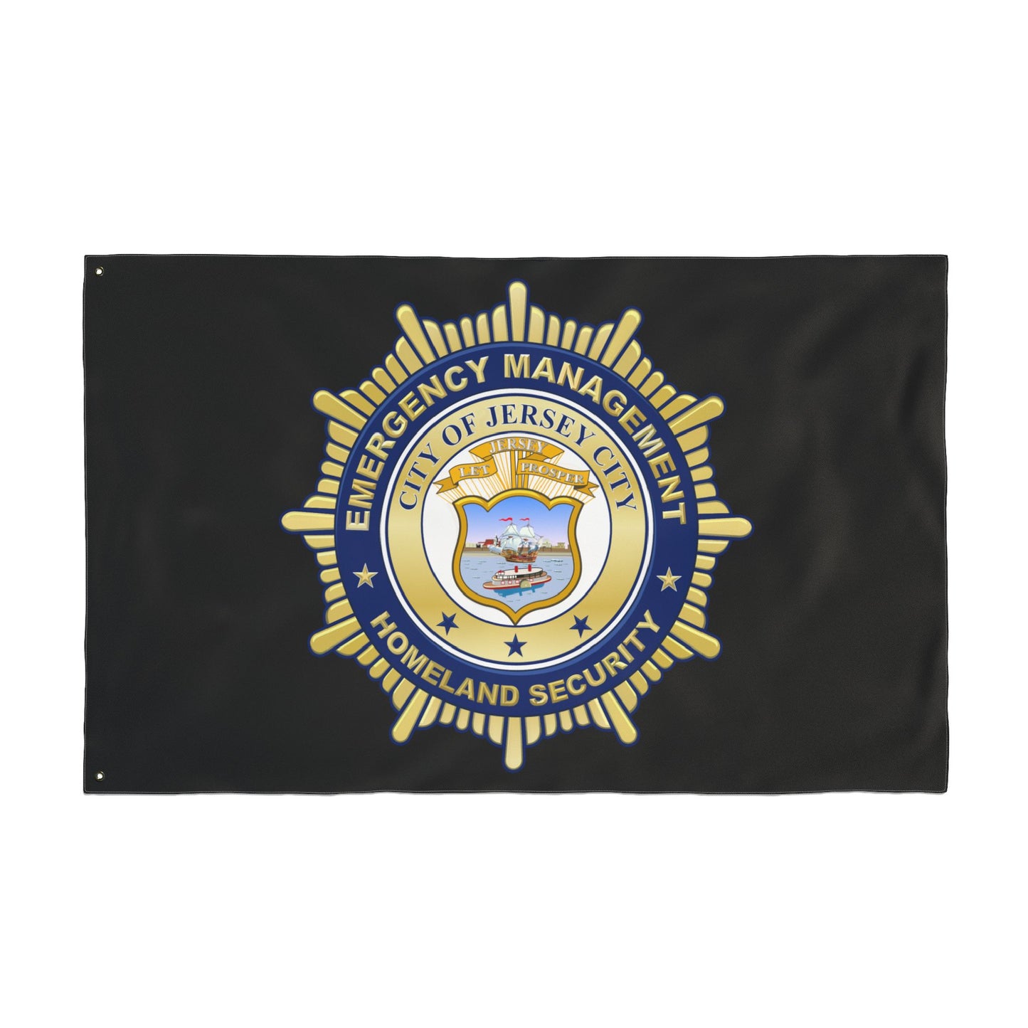 Jersey City Emergency Management Double-Sided Flag