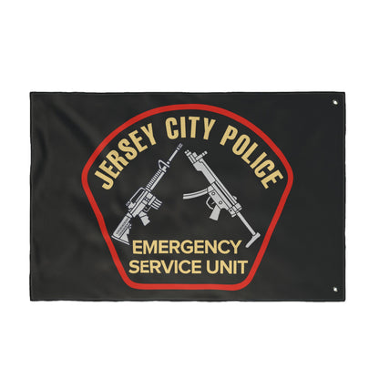 Jersey City Police Emergency Service Unit Current Patch Flag