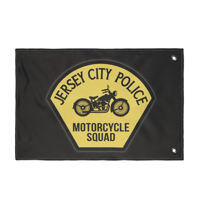 Jersey City Police Motorcycle Squad Original Patch Flag