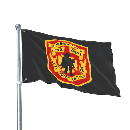 Jersey City Fire Dept. Double-Sided Flag