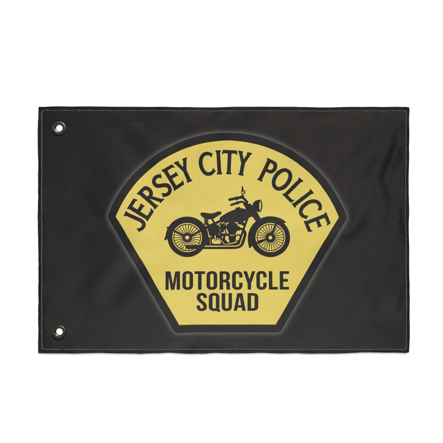 Jersey City Police Motorcycle Squad Original Patch Flag