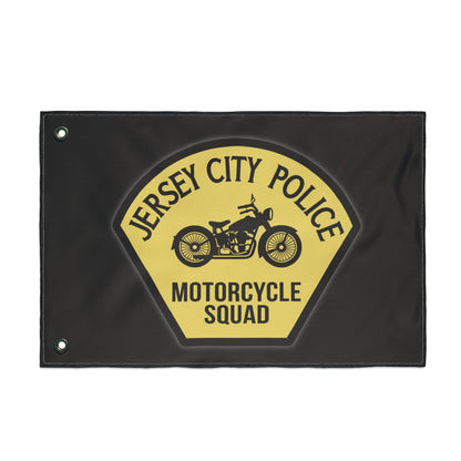 Jersey City Police Motorcycle Squad Original Patch Flag