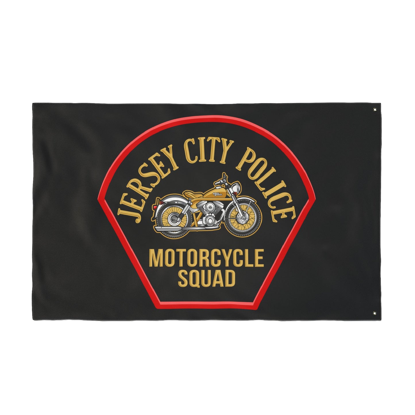 Jersey City Police Motorcycle Squad Double-Sided Flag