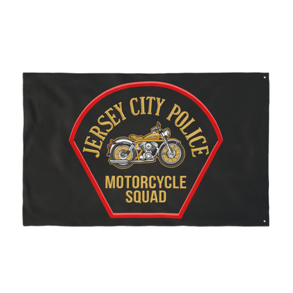 Jersey City Police Motorcycle Squad Double-Sided Flag