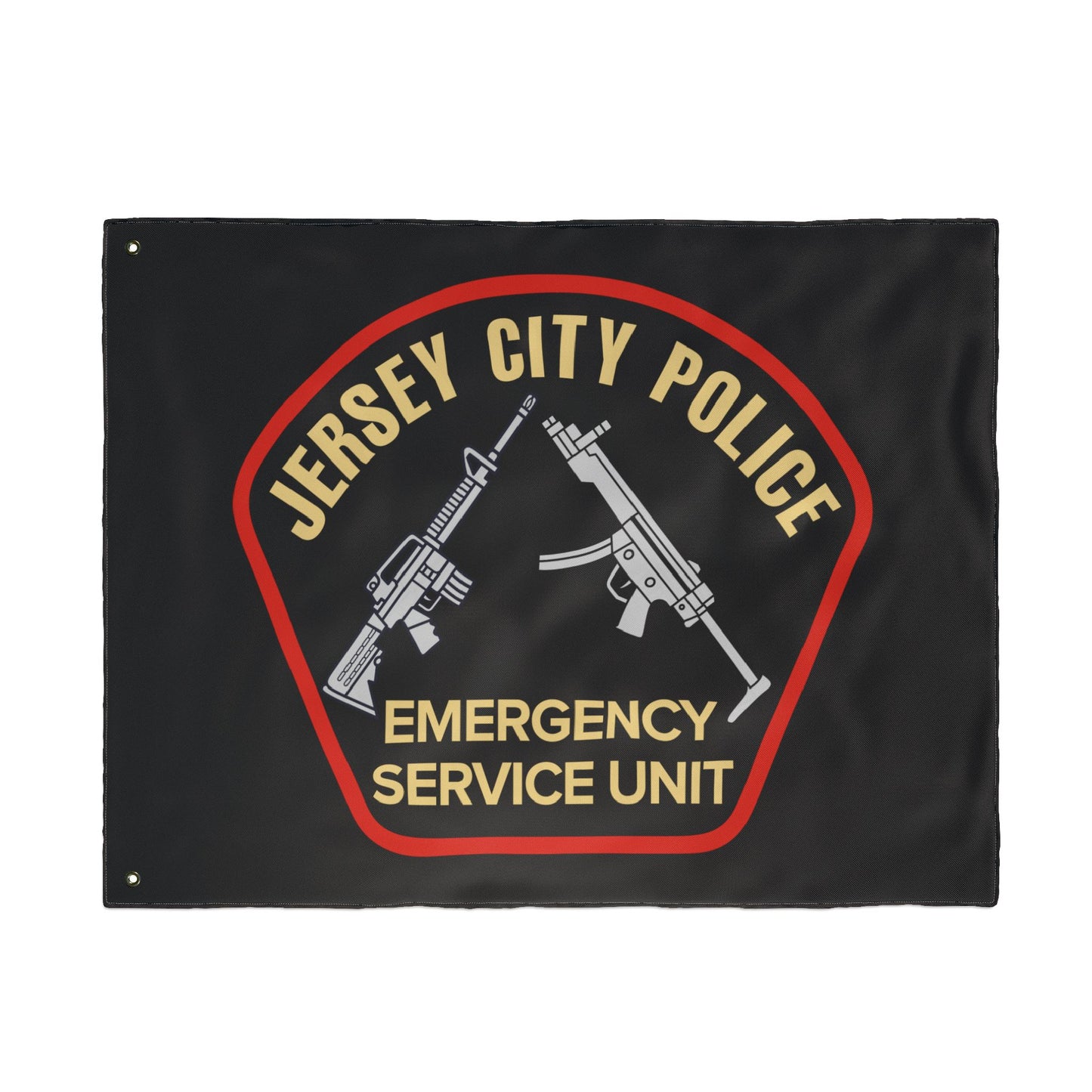 Jersey City Police Emergency Service Unit Current Patch Flag
