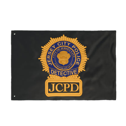 Jersey City PoliceDetective Badge Double-Sided Flag