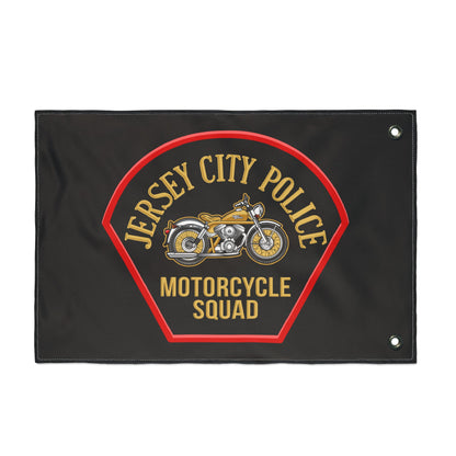 Jersey City Police Motorcycle Squad Double-Sided Flag