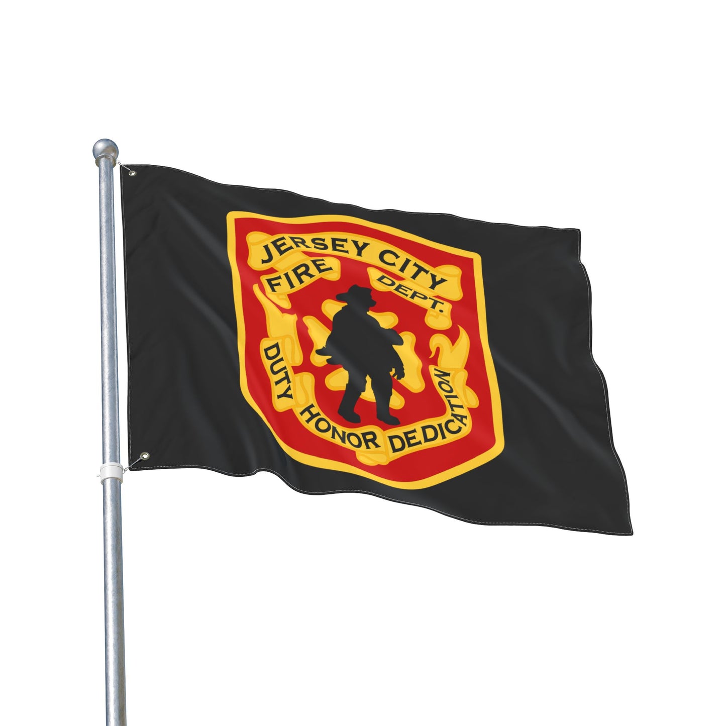 Jersey City Fire Dept. Double-Sided Flag