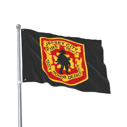 Jersey City Fire Dept. Double-Sided Flag
