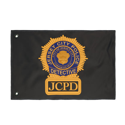 Jersey City PoliceDetective Badge Double-Sided Flag