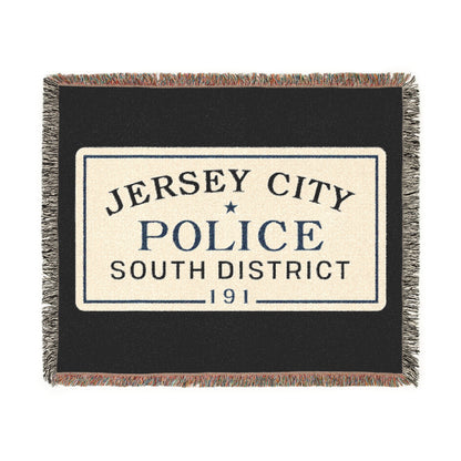 Jersey City Police South District Woven Blanket