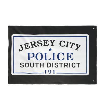 Jersey City Police South District Double-Sided Flag