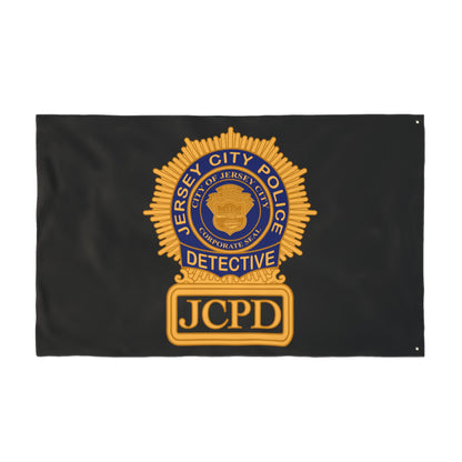Jersey City PoliceDetective Badge Double-Sided Flag