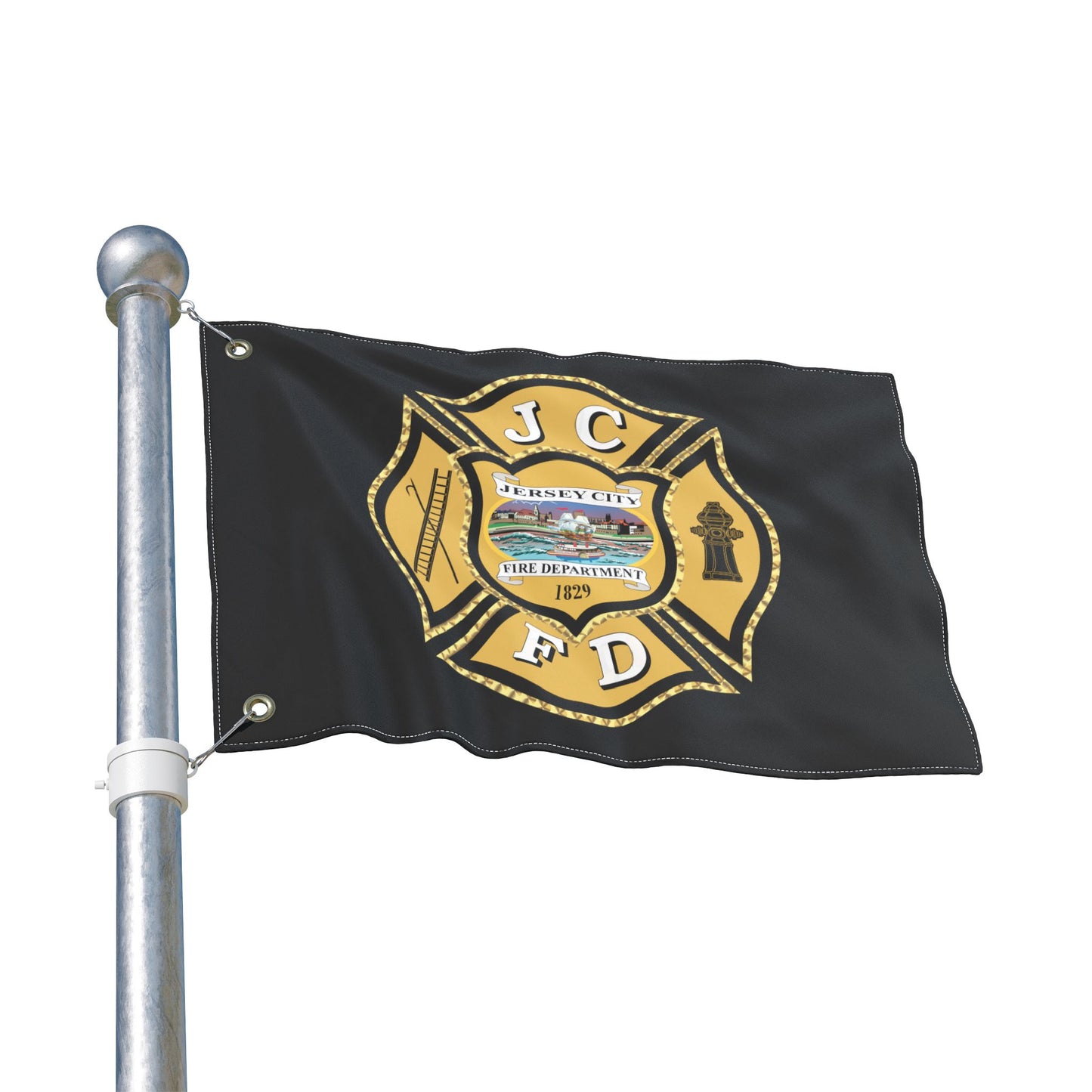 Jersey City Fire Department Double-Sided Flag