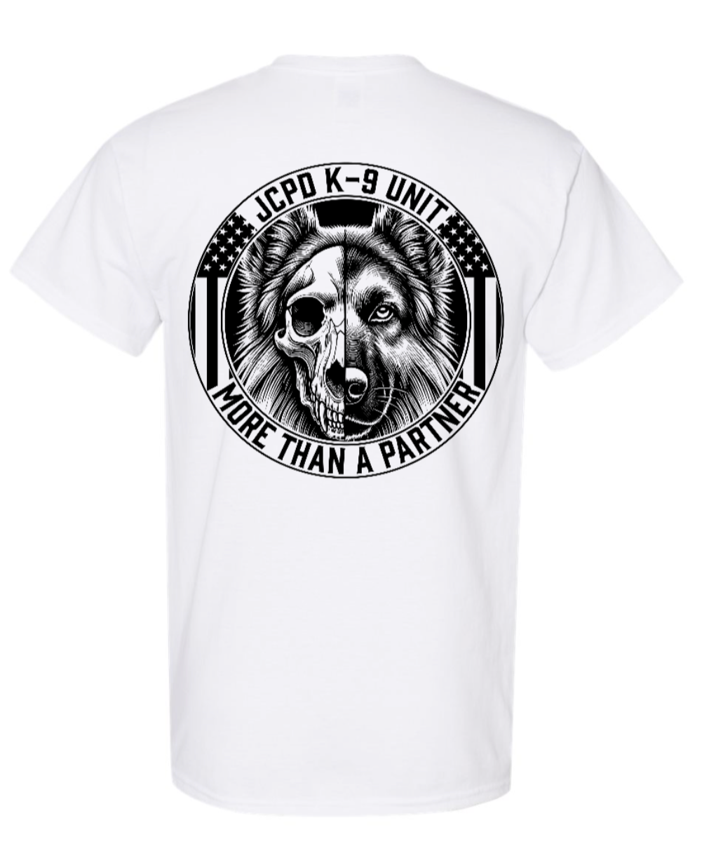 JCPD K9 MORE THAN A PARTNER TSHIRT