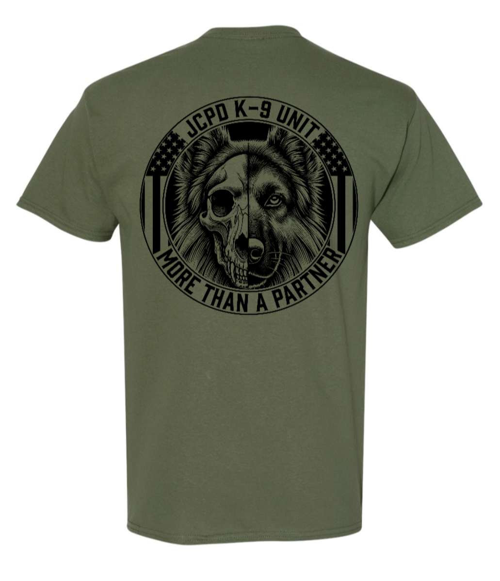 JCPD K9 MORE THAN A PARTNER TSHIRT